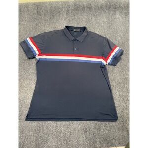 G/Fore Polo Men's Extra Large Stripe Active Golf Performance The Farms Course